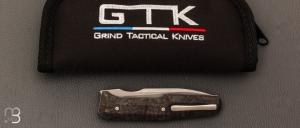   Couteau  "  Dressytak " custom de GTKnives - Thomas Gony - RWL34 et Carbon Dark Matter Copper