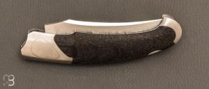 Couteau "Nuevo LockBack" pliant artisanal de Cyril Kalisz - Morta et RWL34