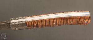 Couteau  " Talar XXL " de Anthony Brochier - Tasmanian blackwood et lame damas
