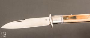  Couteau " Yssingeaux avec garde à bascule et palanquille  " par Romain Alvarez - Mammouth et RWL-34