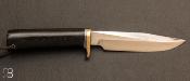 Couteau droit Randall N°5 - 5" "Camp & Trail" - Micarta noir