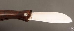    Couteau " Pelican "  de Robert Beillonnet - Bois de fer et nacre