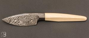  " Gentleman utility Knife " custom par Oliver Goldschmidt - Mammouth et damas