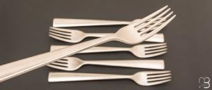 Coffret de 6 fourchettes de table Gamme Elégance satinée par Forge de Laguiole
