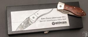   Couteau " 2011 Annual Damast Collector's Knife #352 " de Böker