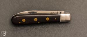 Couteau fermant 3 rivets Grenadille par OTTER - réf : 162