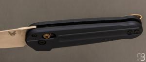  Couteau  BENCHMADE Lowden Crater Blue Aluminium FIRST PRODUCTION - BN941