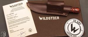 Couteau " Baby Wild " Edition Limitée 20 ans de Wildsteer - Cocobolo et 14c28n