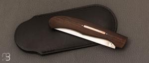 Couteau " Big Lock-back  " custom par Petr Hofman - Black Chacate wood et RWL34