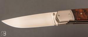    Couteau " Bohème " custom par Rémi Lavialle - RWL34 et bois de fer