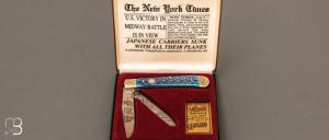   Couteau Böker Solingen - World War II 50 years MIDWAY Limited Edition Knife