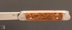   Couteau " Bouledogue " fait main par Laurent Gaillard - Os / 14C28N