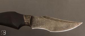   Couteau " CROM " custom Semi intégral fixe de Samuel Lurquin - G10