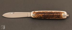    Couteau " Canif  " 1 pièce par J. Mongin - Bois de Cerf