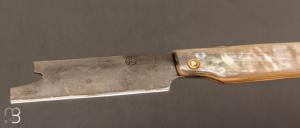  Couteau " Eustache " piémontais par Geoffroy Gautier - Corne