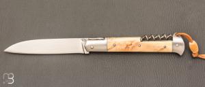    Couteau " Issoire 2 pièces " custom par David Breniere - Ivoire de phacochère et lame en RWL34