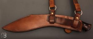   Couteau " Kukri " par Milan Mozolic - Bois de fer et W5