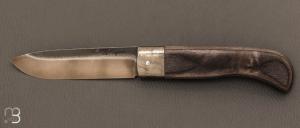 Couteau de poche Le Bugiste Action Wood par Frdric Maschio