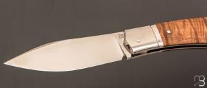 Couteau " Lock-Back" custom par Rémi Lavialle - RWL34 et koa stabilisé