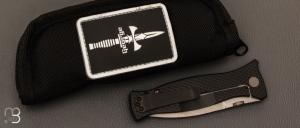    Couteau " MK3 " par Les George - Titane et lame en Magnacut