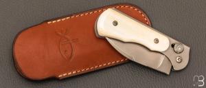    Couteau "  Morphalou " par Éric Parmentier - Mammouth et RWL34