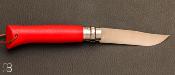 Couteau Opinel N°8 Baroudeur Rouge