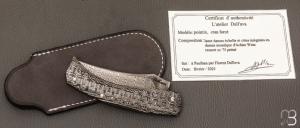  Couteau " Pointix " custom de Florent Dall'ava - L'atelier Dall'ava - Full damas