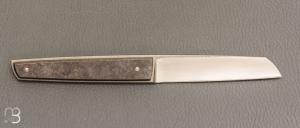 Couteau " Raven " fixe par Petr Hofman - Zirconium et N690