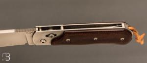  Couteau " Robusto" par Éric Parmentier - Micarta et RWL34