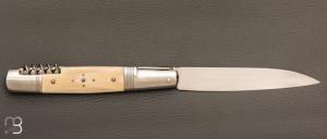    Couteau " Rumilly 2 pièces" par Erwann Aubriet - Ivoire de mammouth