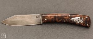   Couteau " Scagel" par Pierre Henri Monnet - Noyer