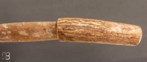 Couteau "Silex et bois de cerf" par Kévin Chartier