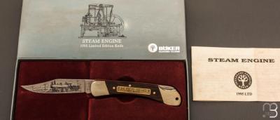  Couteau Böker Solingen - Steam Engine 1995 Limited Edition Knife