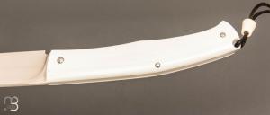    Couteau " Thiers" custom par Raphaël Durand - G10 blanc et RWL34