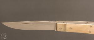   Couteau " Yatagan " par Erwann Aubriet - Ivoire de mammouth
