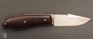   Couteau " custom " pliant de David Lespect - Ironwood et C105