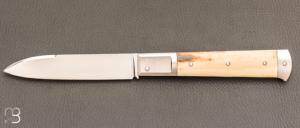  Couteau " custom " par Vincent Lafaye - Mammouth et 14c28n