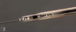 Couteau " Grande Chimère " pliant fait main par Bastien Toubhans - Atelier Beau Merle