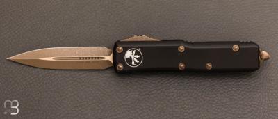 Couteau Automatique Microtech - UTX-85® D/E Bronzed Apocalyptic® Standard - 232-13 AP