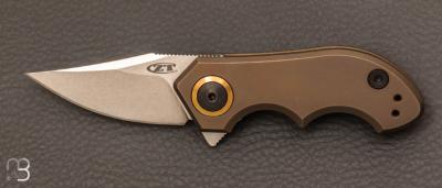 Couteau " ZT0022TIBRZ " de Zéro Tolerance - Design by Tim Galyean