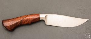  " Nightingale variation Knife " custom par Oliver Goldschmidt - Bois de fer et damas