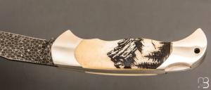 Couteau Böker Solingen - Scout 40th Anniversary Damast N°52/99  - 112190DAM