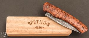  Couteau " 1820 " par MARGRITA David - MisterBull - Damas et Loupe de Thuya