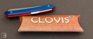  Couteau " Clovis France" pliant par Florinox - Bleu/Blanc/Rouge