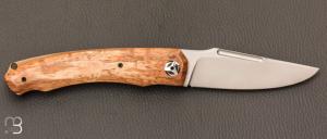   Couteau " P'ti Darno  " custom de Philippe Ricard - Bouleau et N690