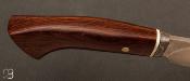 Couteau Droit cocobolo et lame acier C130 par Jean Paul Sire