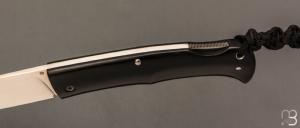    Couteau " Drop " custom lock-back par Raphaël Durand - G10 et RWL-34