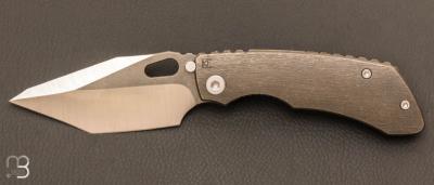    Couteau " EVO T #6 " par CKF Knives et Jon Sorensen Rotten Design - Titane et S90v 