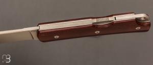   Couteau Editions G " Le Gentleman "  Micarta par Eric Parmentier