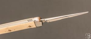    Couteau " Issoire 2 pièces " par Romain Alvarez - RWL34 et ivoire de mammouth